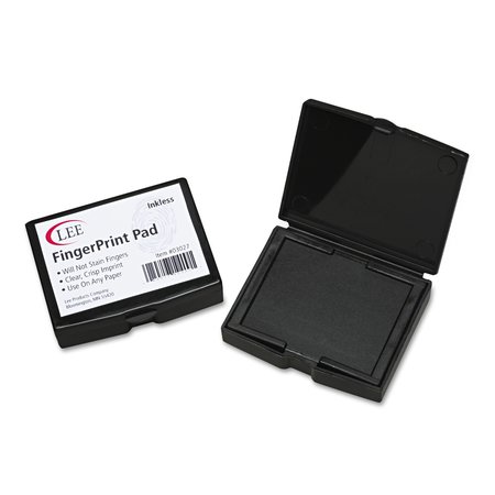 LEE Inkless Fingerprint Pad, 2 1/4 x 1 3/4, Black 03027